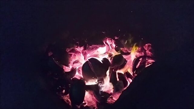 fire in the dark