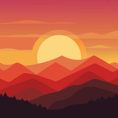 sunset-over-distant-hills.eps