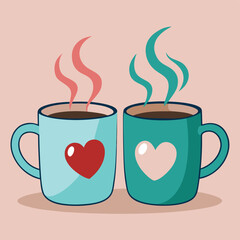cup of coffee with heart