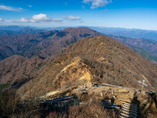 檜洞丸から大室山方面