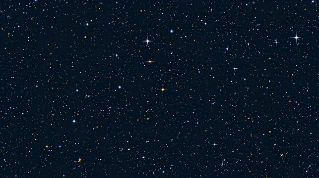 背景素材 宇宙 Background The universe full of twinkling stars （Generative AI）