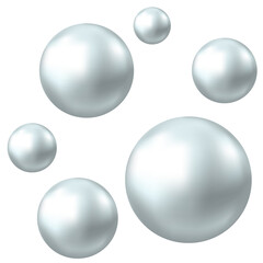 Chrome, silver or aluminum  3d sphere.