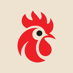 rooster vector illustration