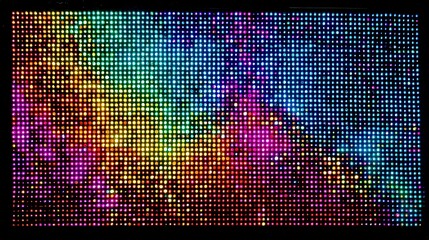 LED screen surface point display background light, TV pixel pattern screen and video wall, TV background