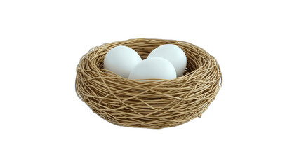 Eggs in a Nest: Symbol of New Life and Spring