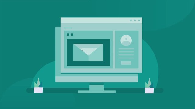 Brand using email software to send email newsletter to predetermined audience, with email messages designed to build audience interest and encourage replies.