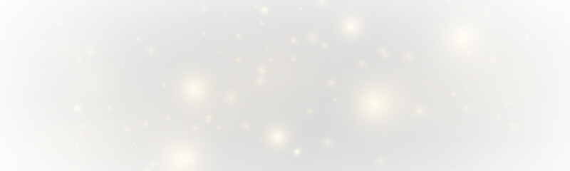 Shimmering golden dust sparkles with glitter, sparks over glowing bokeh blur, enhanced by radiant highlights, warm flare, floating particles that twinkle for Christmas and New Year magic. PNG. © longstock