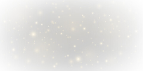 Radiant golden dust glows with sparkle, glitter, shimmer, twinkle across blurred bokeh, surrounded by sparks, luminous highlights, soft flare for Christmas and New Year mood. PNG illustration.  © longstock