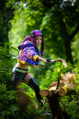 league of legends akali cosplay	