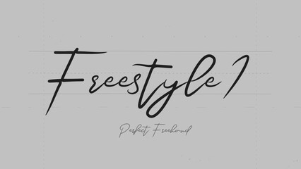 Freestyle Write On Text Effect  7- Scribble Doodle Title Animation Tool | Perfect Freehand Vector Calligraphy