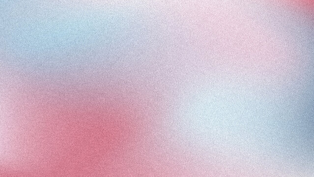 Grainy gradient soft blue pink colors background. Winter sakura color background with blurry and noise texture, design for banner, widescreen, wallpaper.