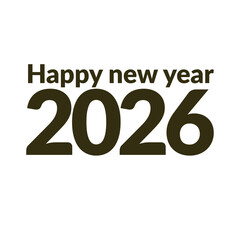 happy new year, 2026