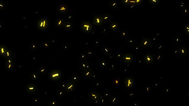 3D animation of exploding confetti, Colorful Isolated Confetti party popper Explosion, 
Colorful fireworks confetti explodes on white background, gold confetti video on transparent background




