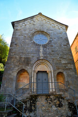 Church of San Nicol&ograve; di Capodimonte, a Romanesque church dating back to the 12th century, can be reached on foot via a path that connects San Rocco di Camogli to Punta Chiappa	
