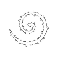 cybersigilism spiral vector illustration