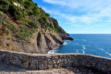 Punta Chiappa Camogli Liguria Italy
