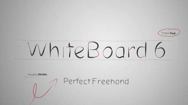 Whiteboard Marker Write On Text Effect 6 - Scribble Doodle Title Animation Tool | Perfect Freehand Vector Handwriting