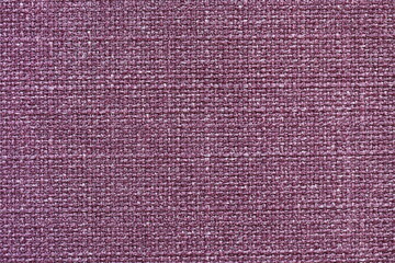 Close-up View of Textured Purple Upholstery Fabric