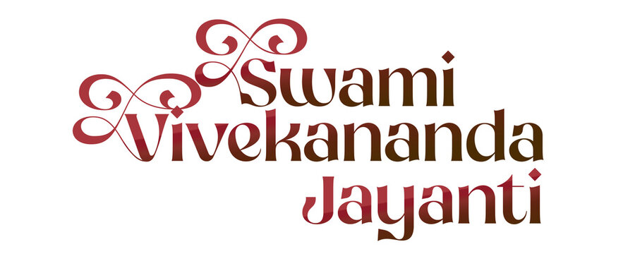Swami Vivekananda Jayanti TEXT PNG 
