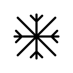Simple Winter Snowflake Icon