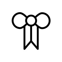 Decorative Christmas Ribbon Bow Icon
