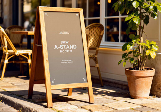 A-Stand Mockup