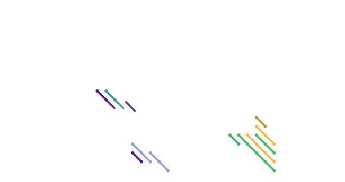 Sliding Diagonal Graphics Create the Map of Comoros