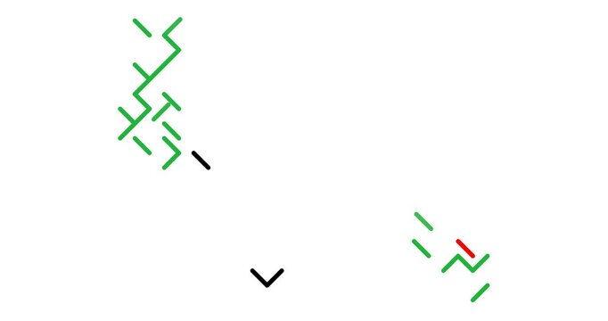 Diagonal Stream Forming Comoros Country Map