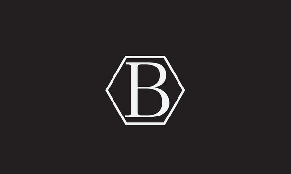 B,BB , B Abstract Letters Logo Monogram