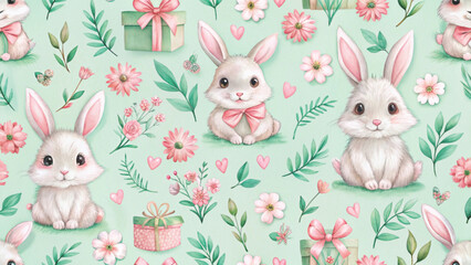 Gift box patterns vector background 