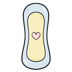 Slim Sanitary Pad Illustration