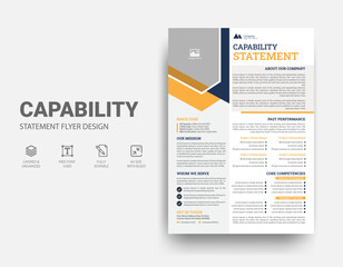 Capability Statement Template Design