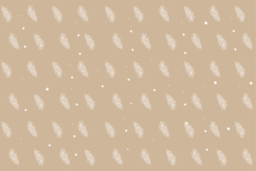 pine branches seamless pattern, Minimal christmas pattern