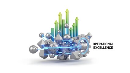 Innovative concept representing operational excellence