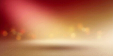 Softly Lit Abstract Background with Warm Red and Golden Hues and Bokeh Lights blur