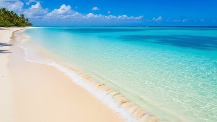 Tropical Beach Paradise: White Sand & Turquoise Water