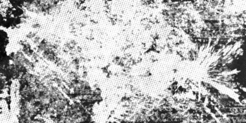 Abstract Halftone Texture Background in Black and White for Design Projects