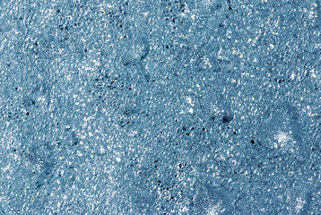 A window with frost on it