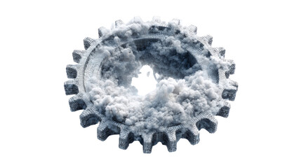 Gear with Cloud Mesh
