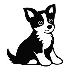 Sitting Puppy Dog Icon