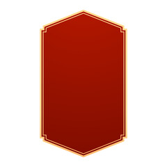 Happy Chinese new year 2026. Chinese new year banner for show product. Greeting card. China frame with lantern on red background.