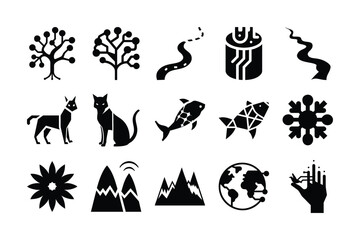 Nature and environment icons