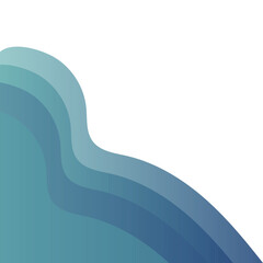 Business Gradient Transparent Corner