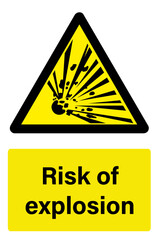 Risk of explosion