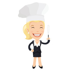 cartoon businesswomen