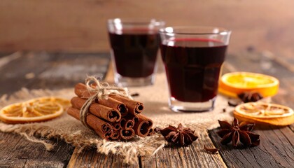 シナモン香るホットワイン4