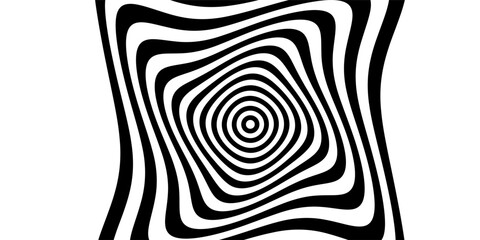 Rastr spiral. Spiral. The concentric circles. The silhouette of the spiral. Effect, hypnosis, the symmetry of the spiral.