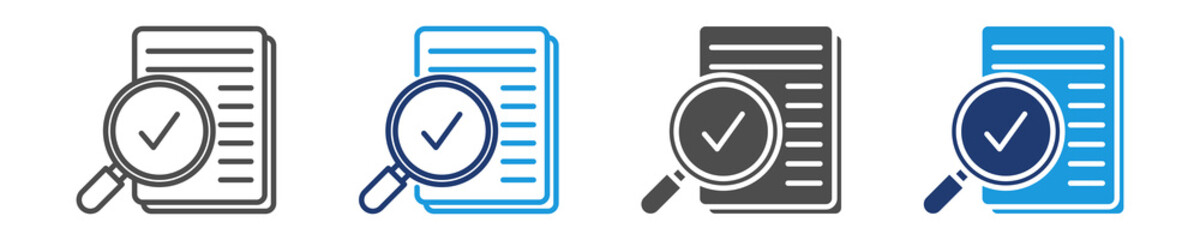 assess icon set multiple style