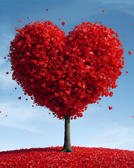 red sprinkles heart, crushed candy heart, candy art, sweet treat, dessert decoration, heart shape, red sweets, colorful sprinkles, love concept, romantic theme, valentine theme, candy decoration