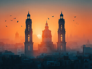 Fototapeta premium Antwerpen Belgium skyline